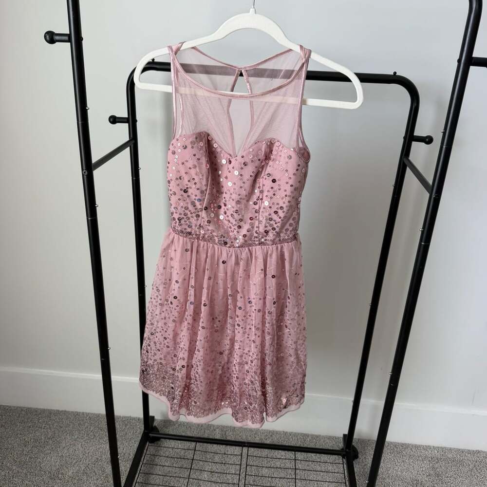 dELiA*s Rose Sequin Mini Dress Size 3/4R